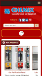 Mobile Screenshot of chemixspecialtygases.com